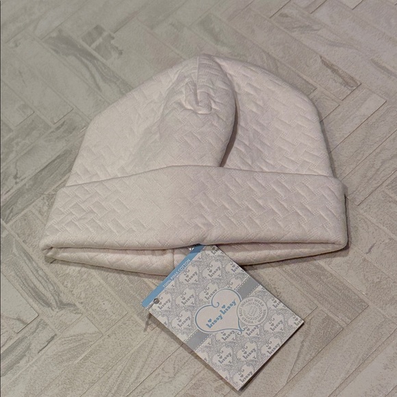 Kissy Kissy Other - Kissy Kissy NWT Quilted Cozy Cream White Baby Hat